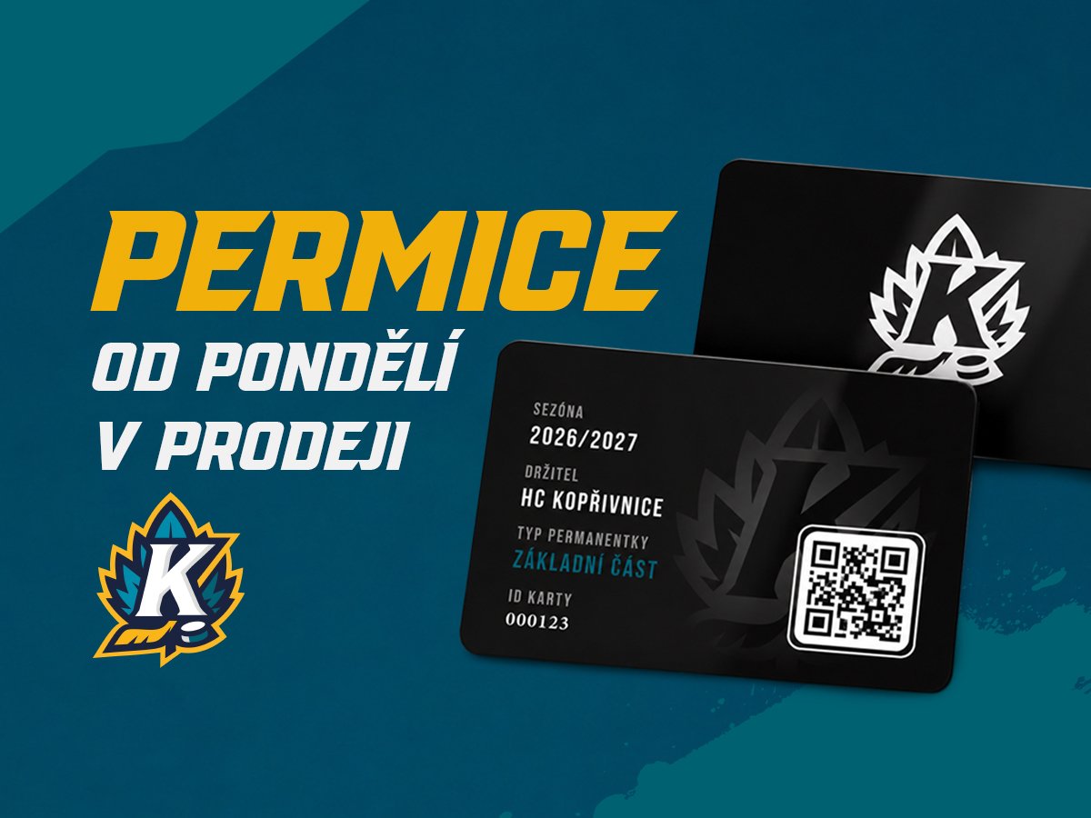 Permanentky již brzy v prodeji